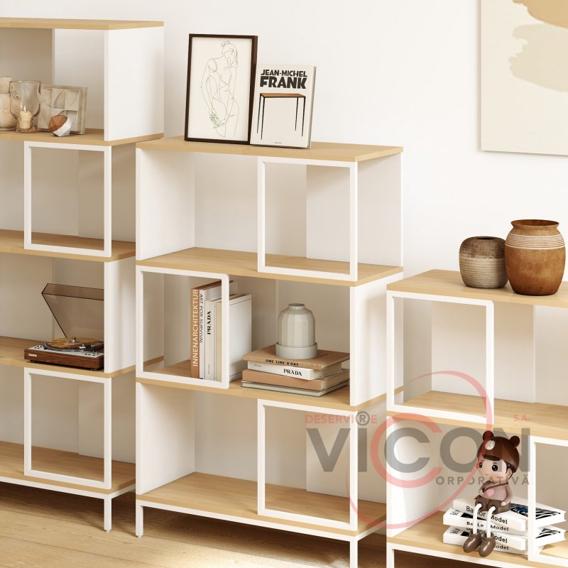 Стеллаж Loreto 4 уровня 70X30X113H