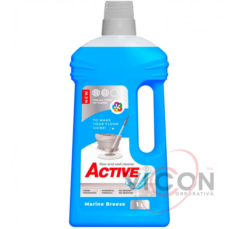 Soluție de curățat podele și pereți Active Marine Breeze 1 Litru