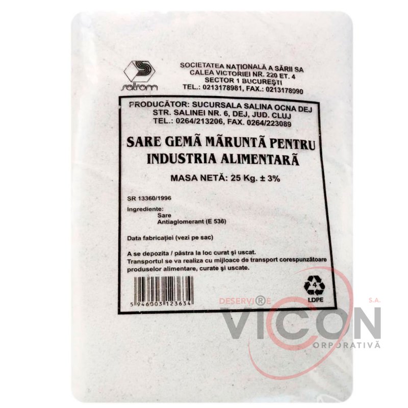 Соль крупная Salrom 25 кг