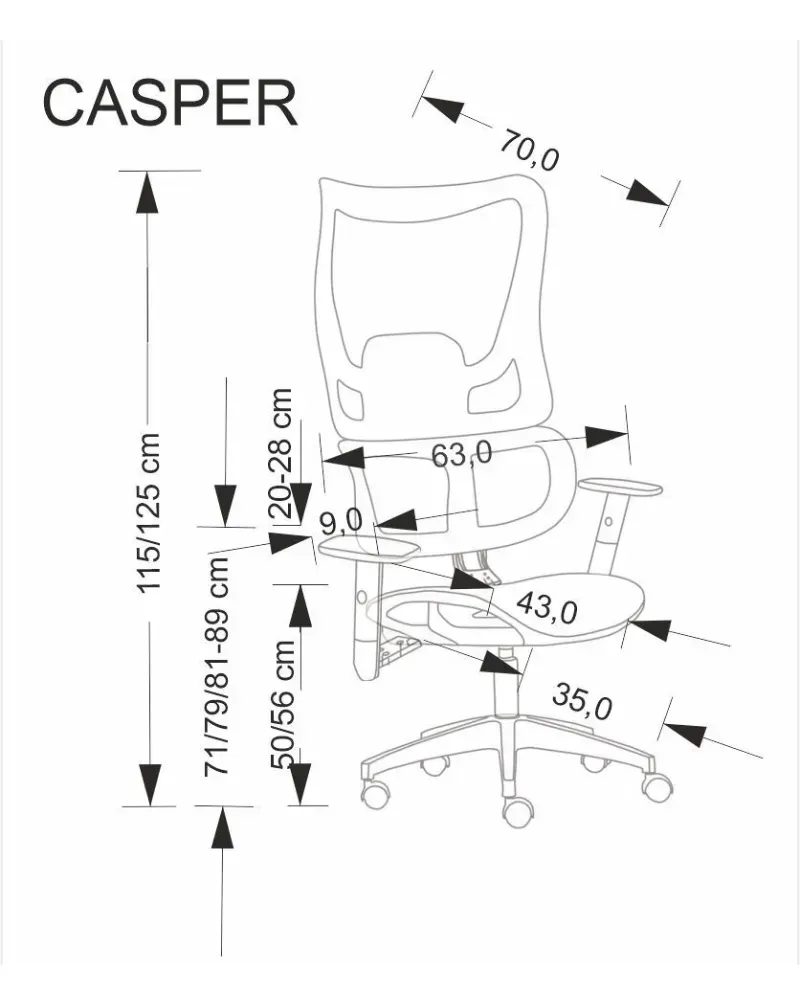 Кресло CASPER
