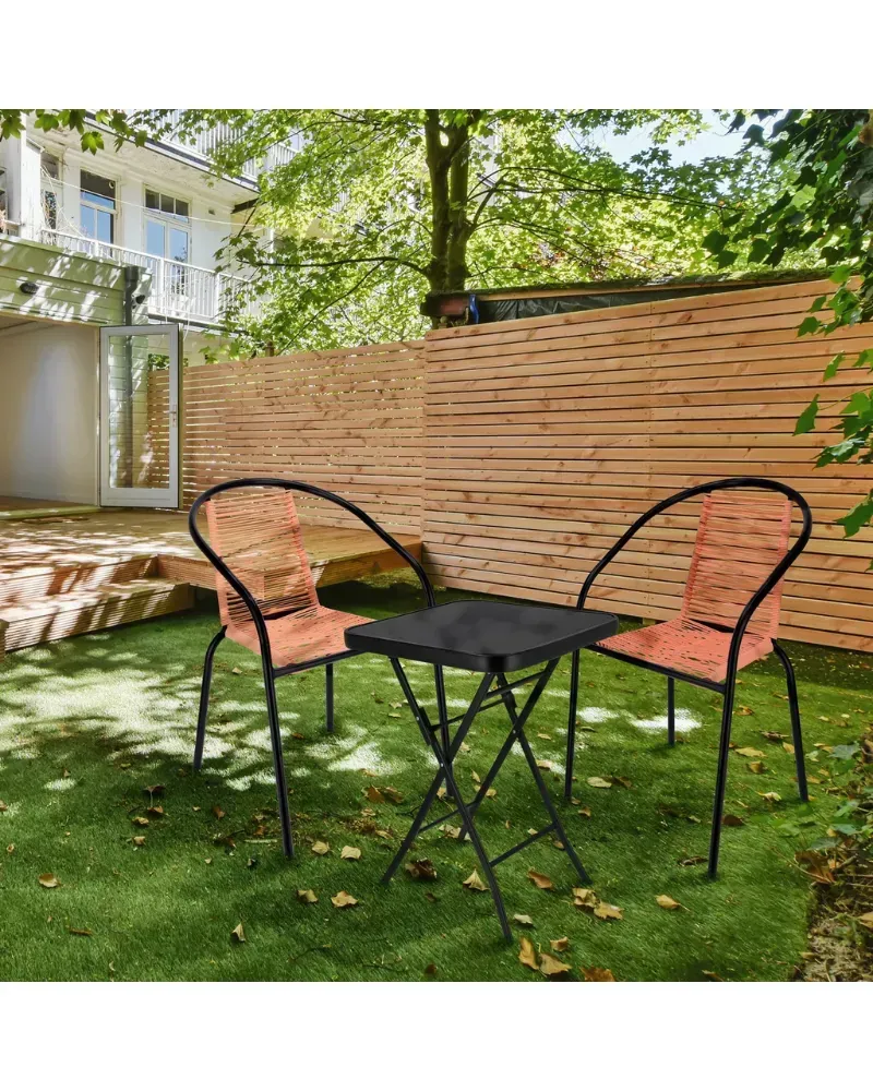 Стул BISTRO OM-318533, кораловый
