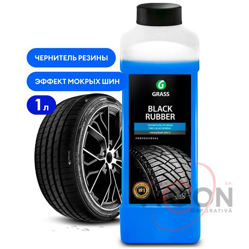 Чернитель резины Black Rubber 1 л, Grass 