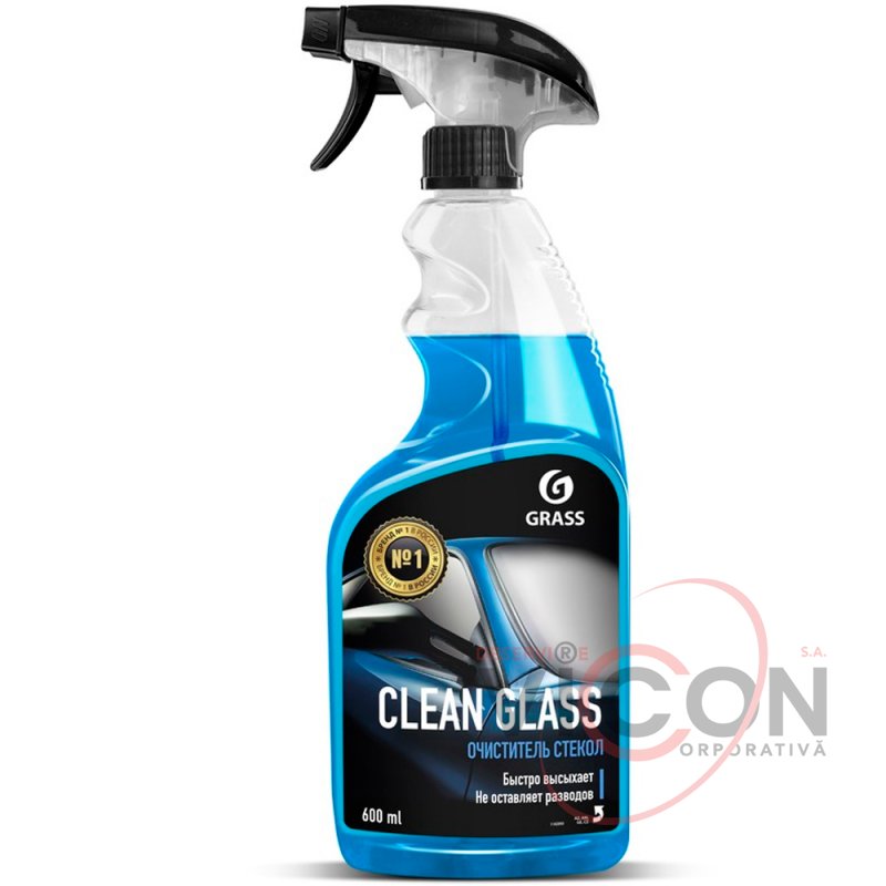 Очиститель стекол Clean Glass 600 ml авто Grass 