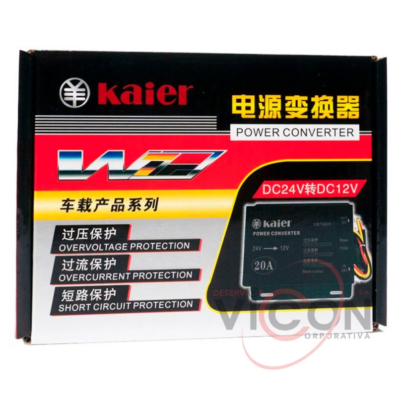 Преобразователь тока 24V-12V 15А