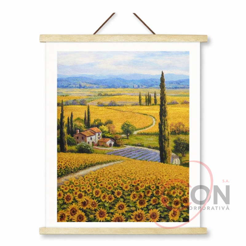 Алмазная картина по номерам 40*50 см (ML25-1) Подсолнух