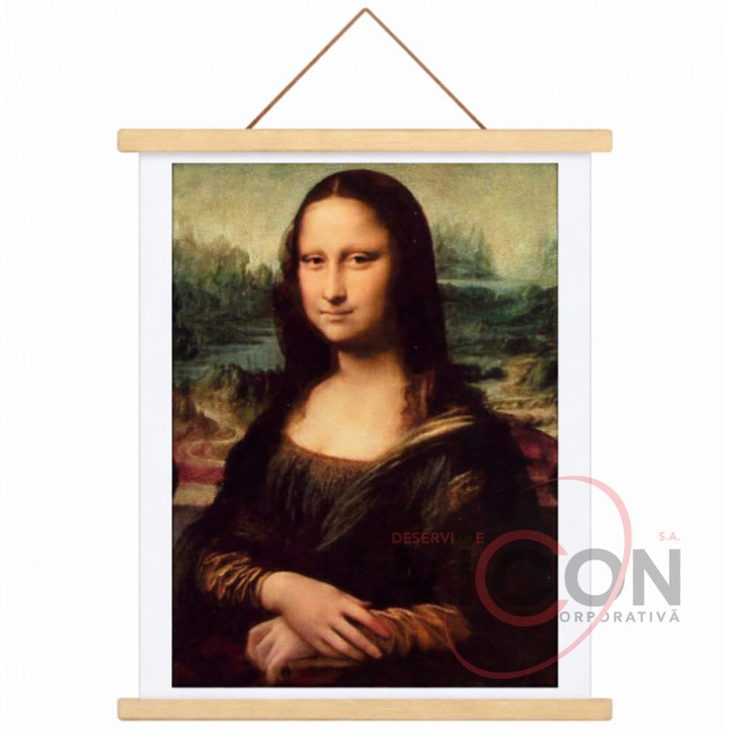 Алмазная картина по номерам 40*50 см (ML25-1) Мона Лиза