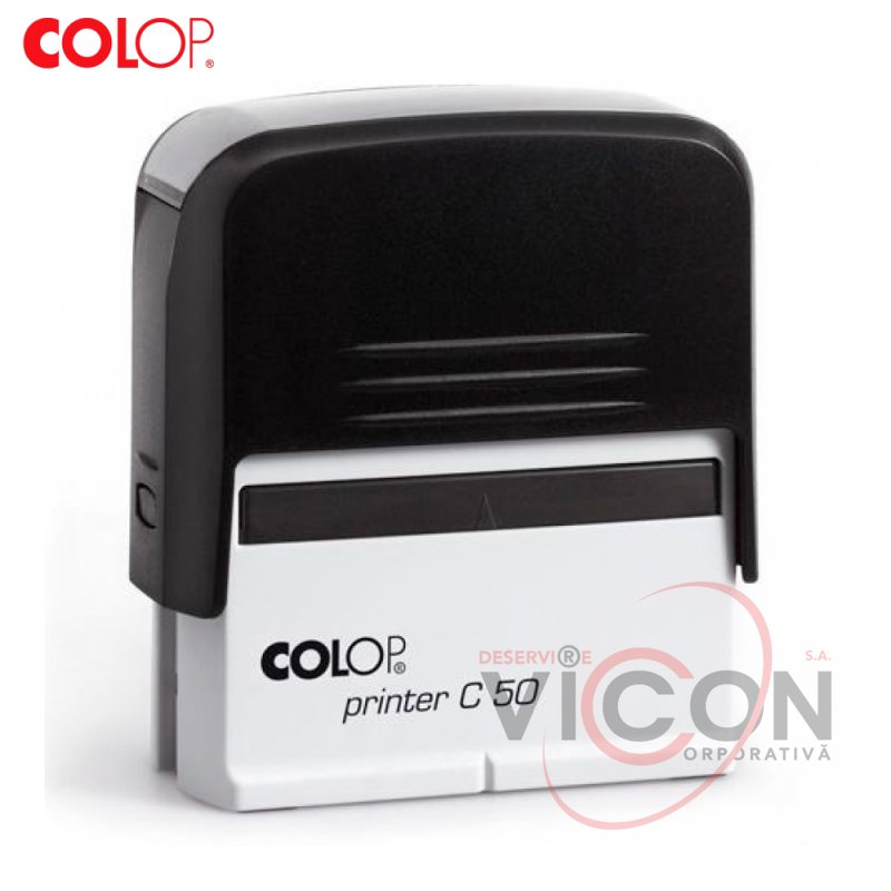 Ștampilă dreptunghiulară 30 x 69 mm, Colop Printer C 50