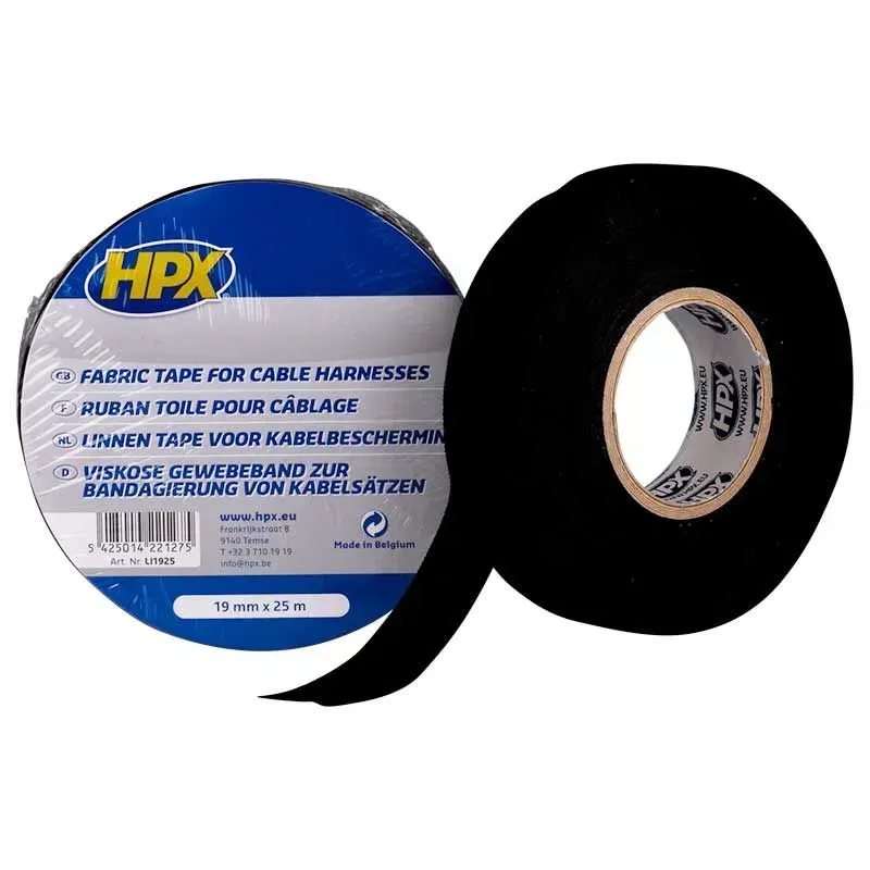 Bandă de izolare (rayon) din țesătură HPX 19mm*25m