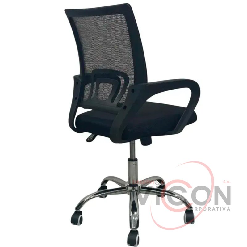 Fotoliu SMART chrome AFB 4005 negru