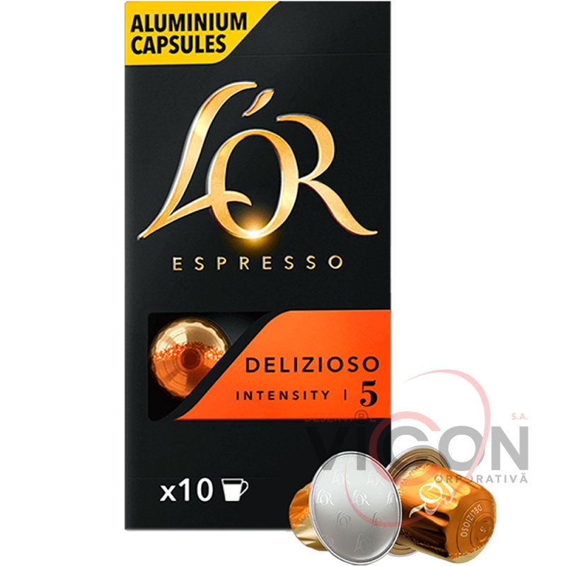 Кофе молотый в капсулах L'OR Espresso Delizioso, 10 капсул