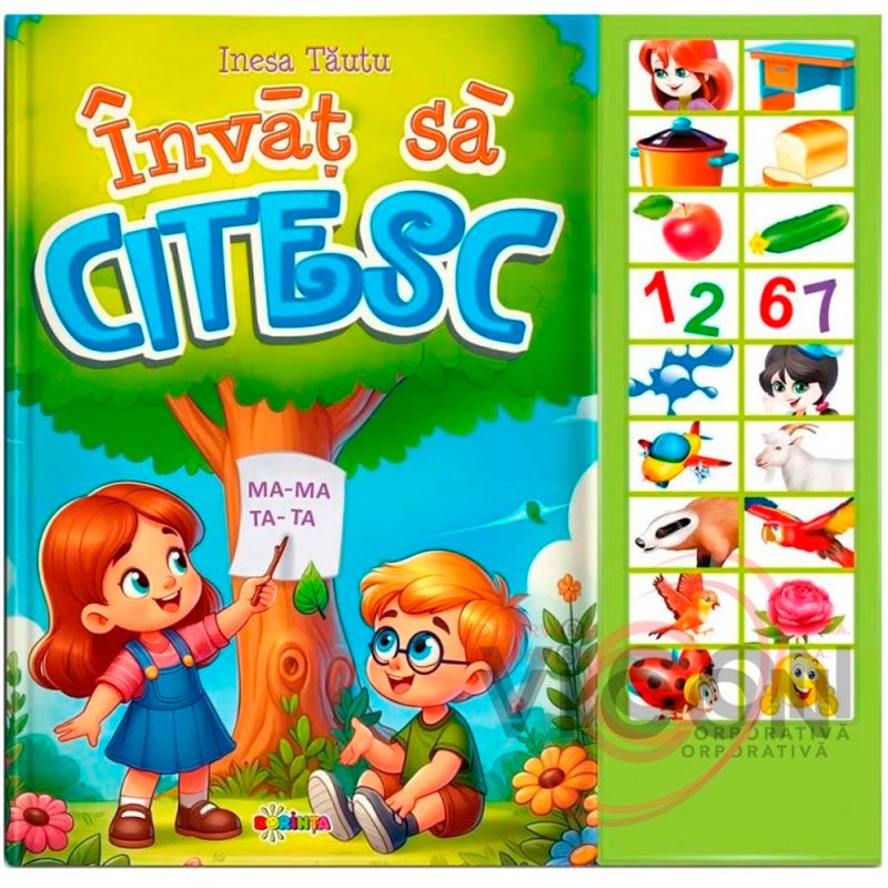 Carte cu sunete pentru copii - ÎNVĂȚ SĂ CITESC