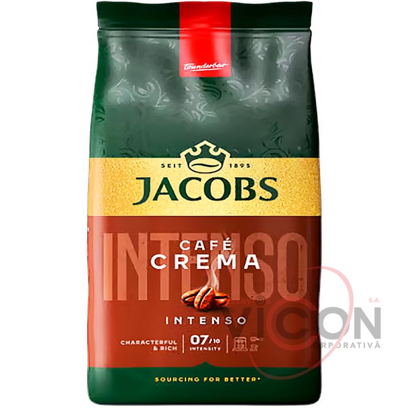 Кофе в зернах Jacobs Cafe Crema Intenso 1000 г