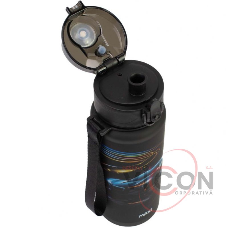 Sticlă de apă 500 ml (plastic) neagră