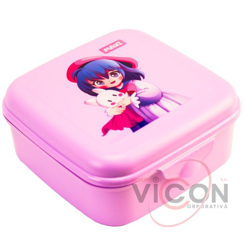 Cutie pentru prânz Maxi Food 850 ml, roz