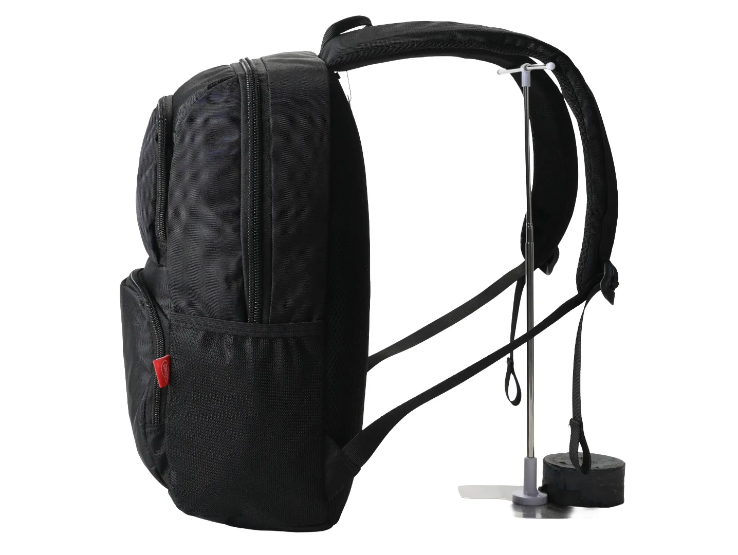 Ghiozdan DACO 45 cm – negru, ghiozdan adolescenți cu 3 compartimente, poliester rezistent GH5001