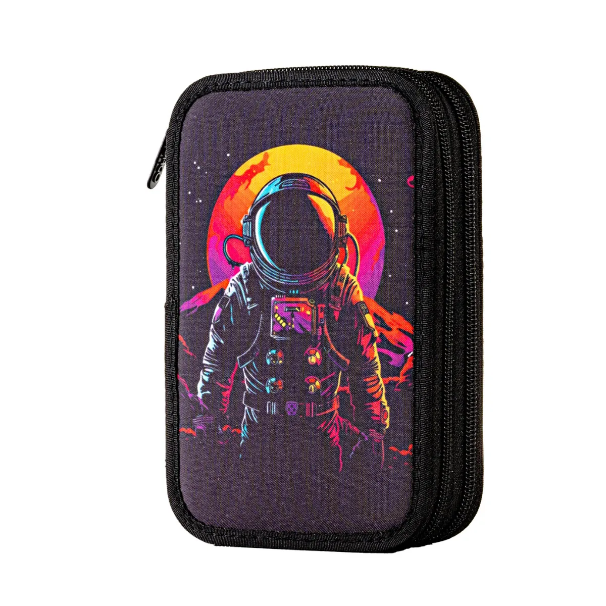 Пенал PE2006, 2 молнии, DACO Astronaut