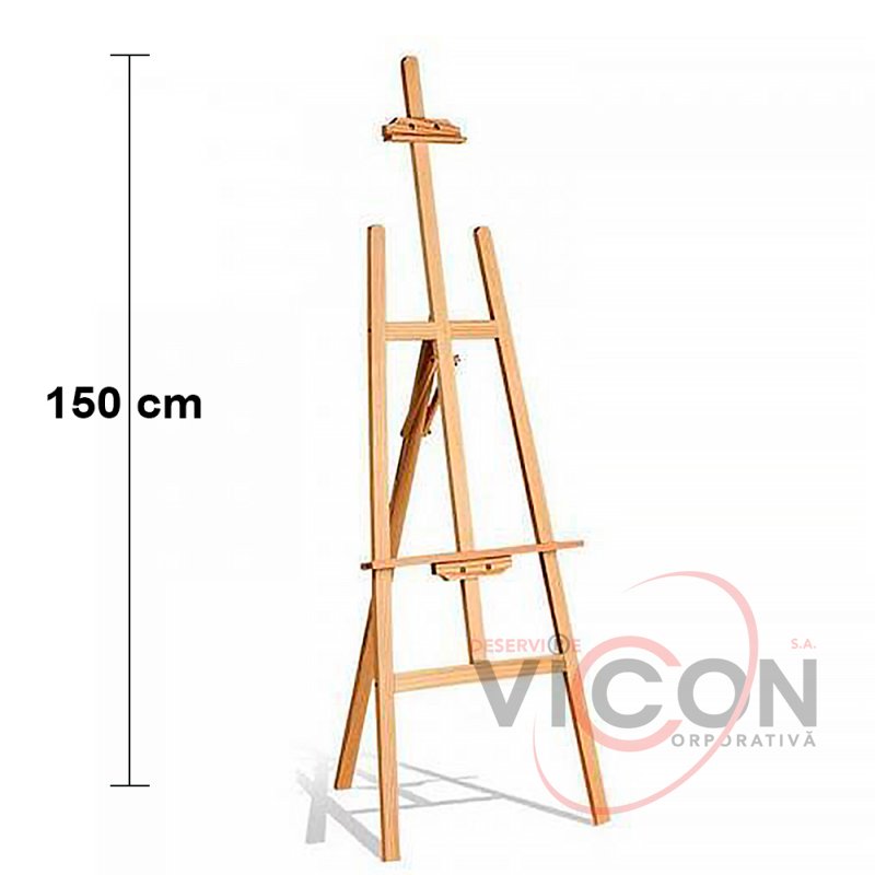 Мольберт деревянный h 150 см,