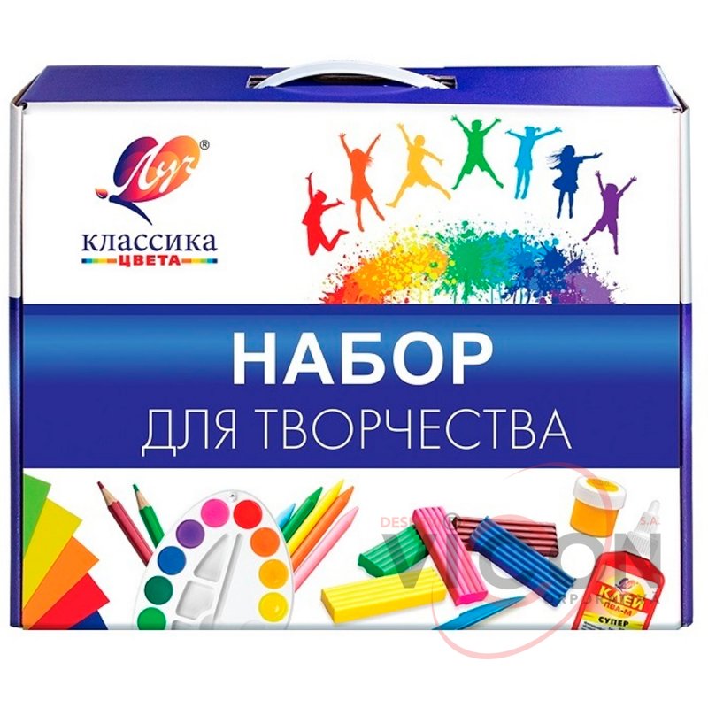 Набор для творчества ЛУЧ *Классика цвета* 14 предметов 