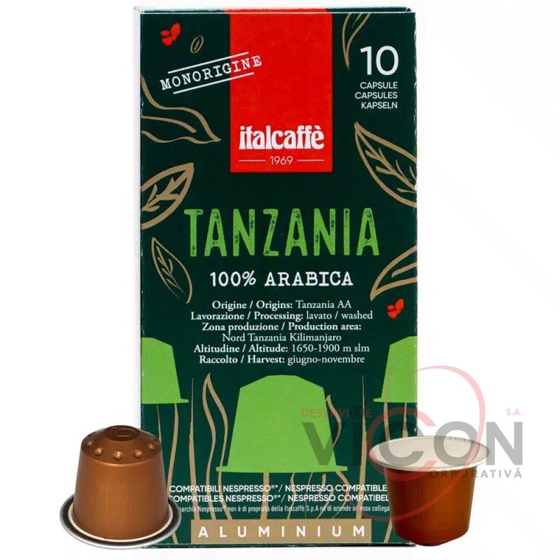 ITALCAFFE CAPSULES TANZANIA, 10 шт