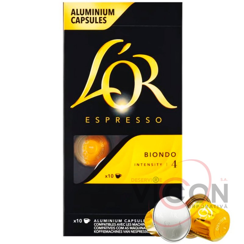 Капсулы LOR Espresso Biondo №4, 10 капсул