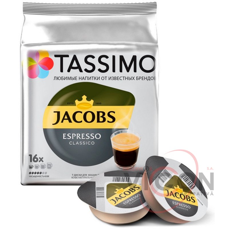 Jacobs Tassimo Espresso Classico Caps, 16 capsule