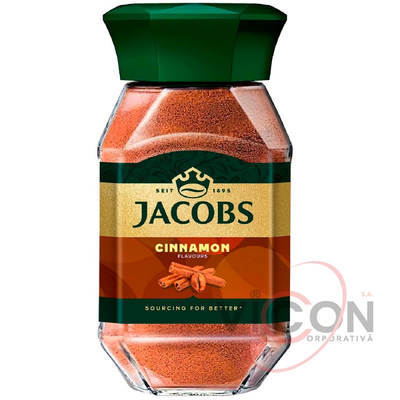 Растворимый кофе Jacobs с корицей. 90 г