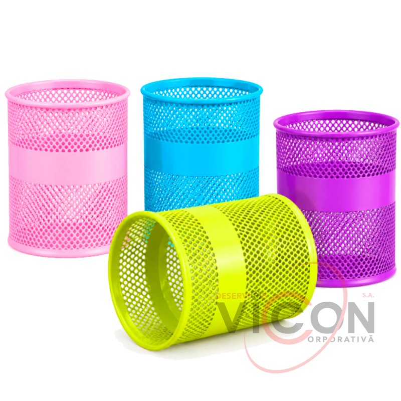 Suport metalic pentru pixuri, perforat, 8 x 10 cm (ML130-32)
