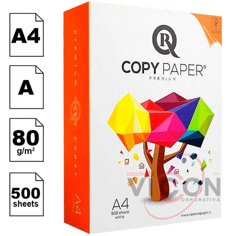Бумага А4, COPY PAPER PREMIUM, 500 листов, 80 г/м2, Класс A