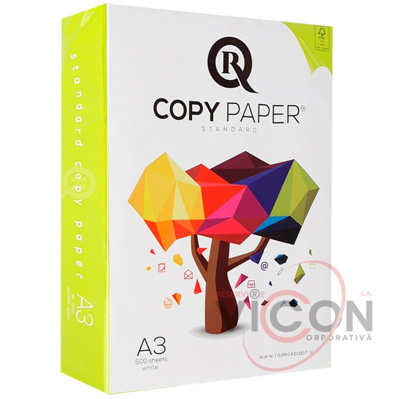 Бумага А3, COPY PAPER STANDARD, 500 листов, 80 г/м2, Класс B