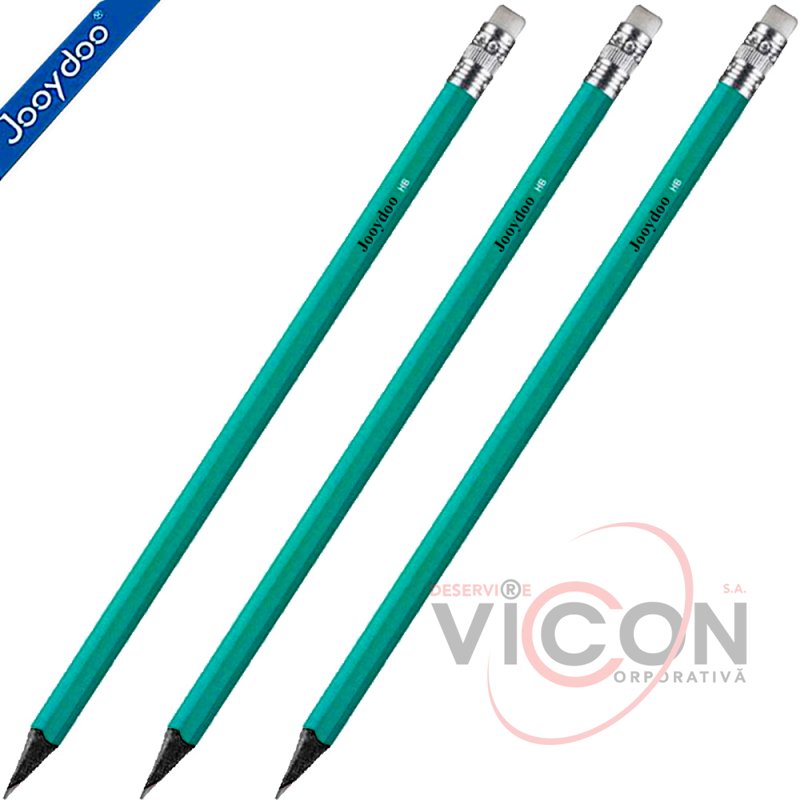 Карандаш графитный HB, с ластиком, гибкий Jooydoo QD-33030