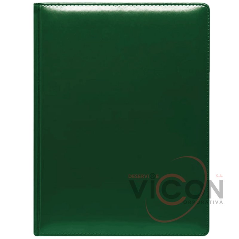 Agendă săptămânală datată 2027, A4, CLASSIC, verde