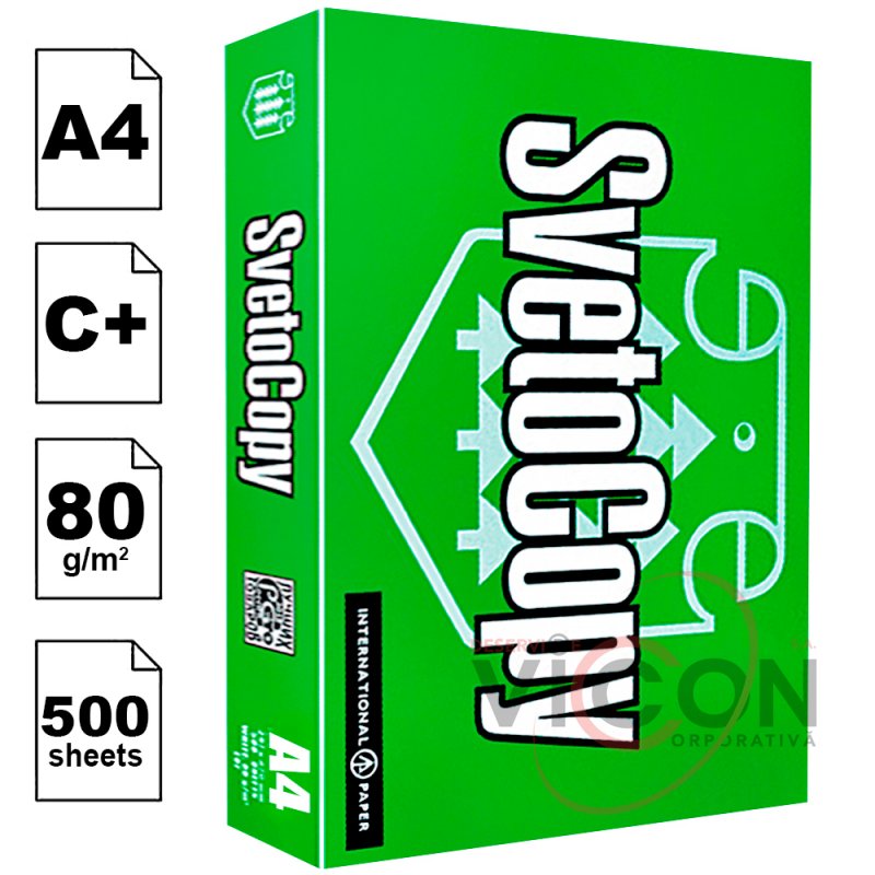 Бумага А4, SVETOCOPY Classic, 500 листов, 80 г/м2, Класс С+