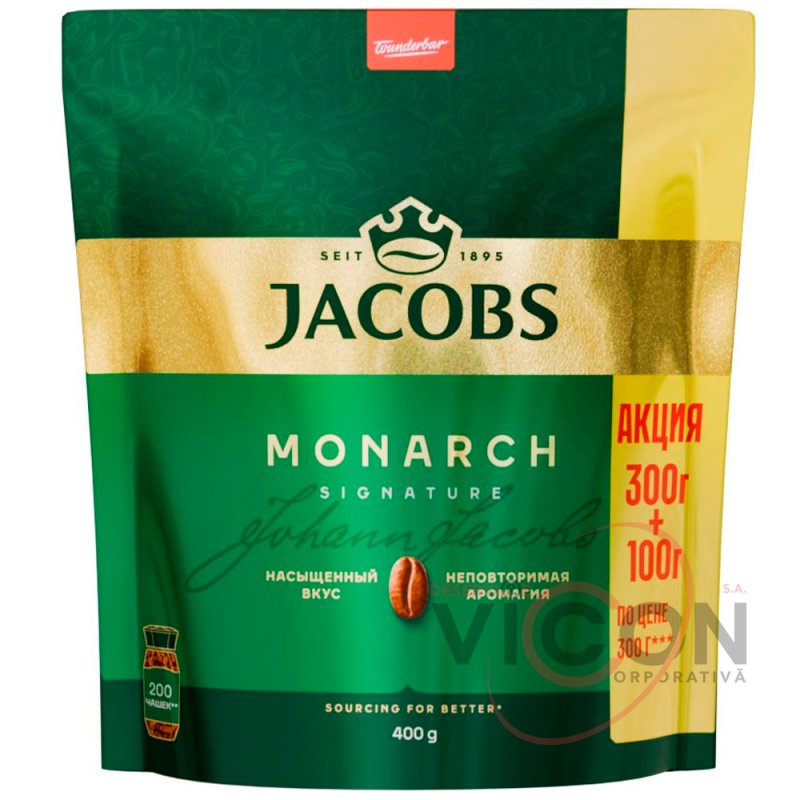 JACOBS MONARCH 400 г. Кофе растворимый 