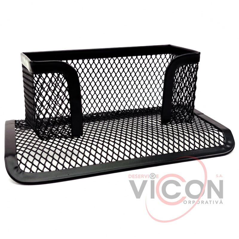 Suport metalic pentru cărți de vizită, 12 × 8 × 6 cm, ML130-66