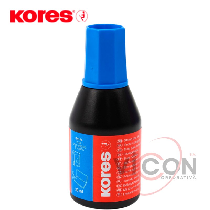 Tuș pentru ștampilă KORES, 27 ml
