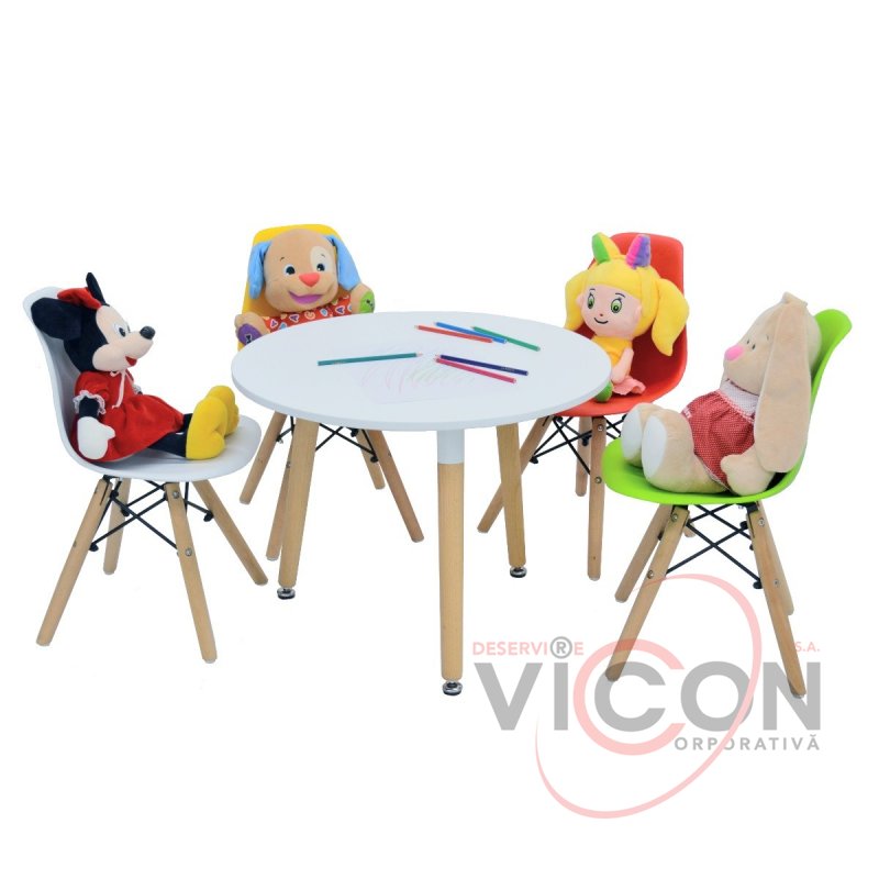 Детский стул Eames, белый