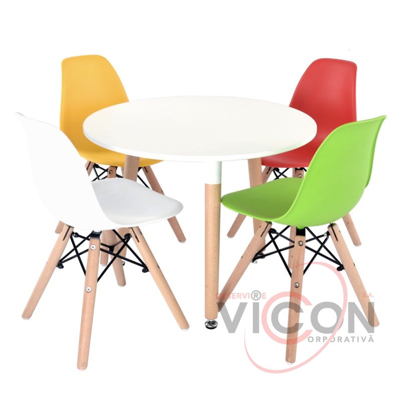 Детский стул Eames, белый