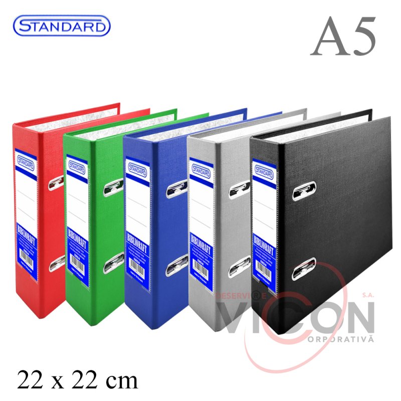 STANDARD A5, 22 x 22 см, Папка с арочным механизмом