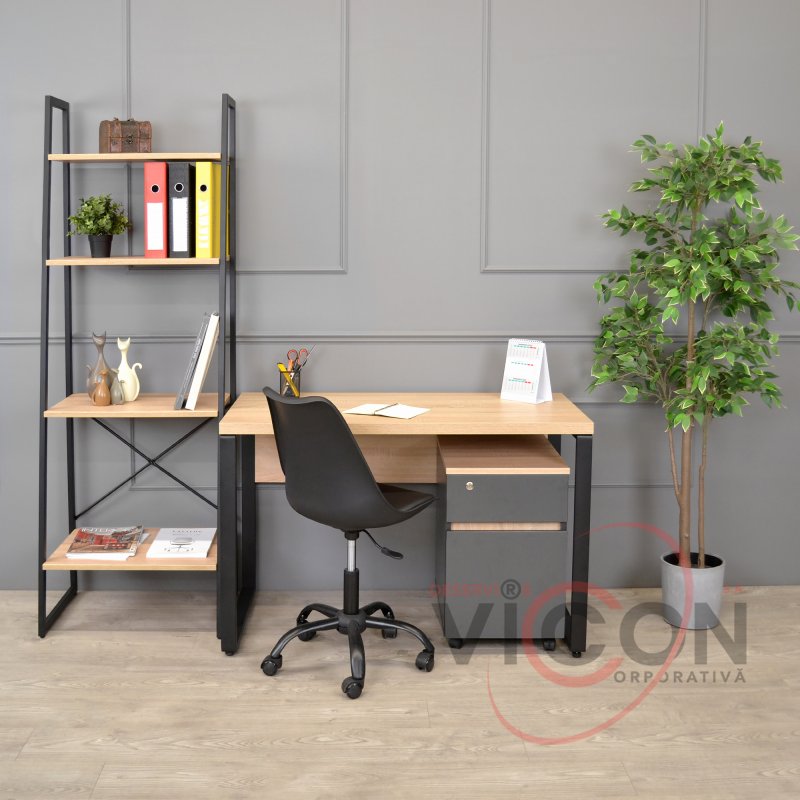 Тумба с ящиками Rollbox Rio Sonoma/Anthracite