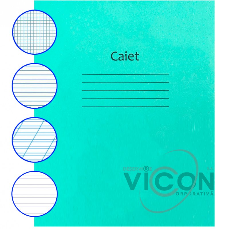 Caiet A5, 12 foi