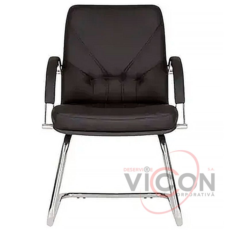 Fotoliu de birou Manager Steel Chrome ECO
