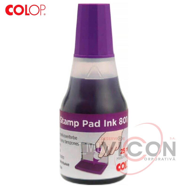 Tuș pentru ștampilă, 25 ml, COLOP 801