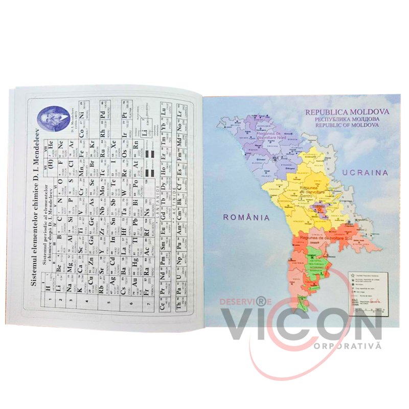 Agenda elevului în copertă moale color, A5