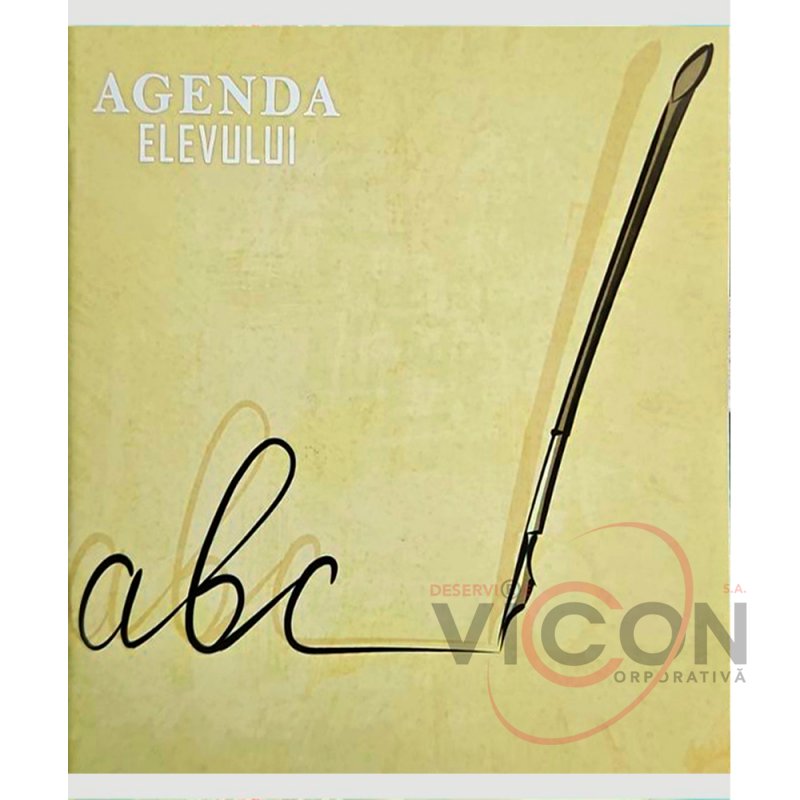 Agenda elevului în copertă moale color, A5